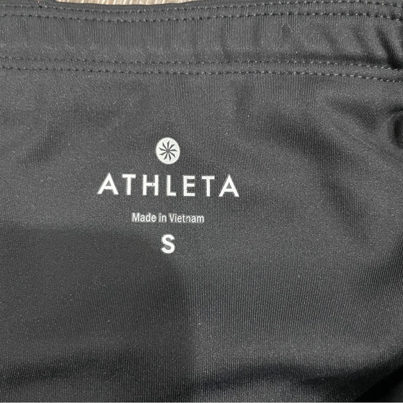 Athleta Black Mesh Leggings - Picture 4 of 10